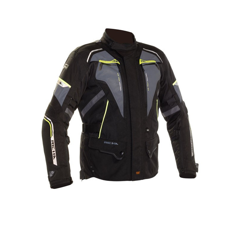Richa INFINITY 2 FLARE Jack Grijs/Fluorgeel maat 2XL