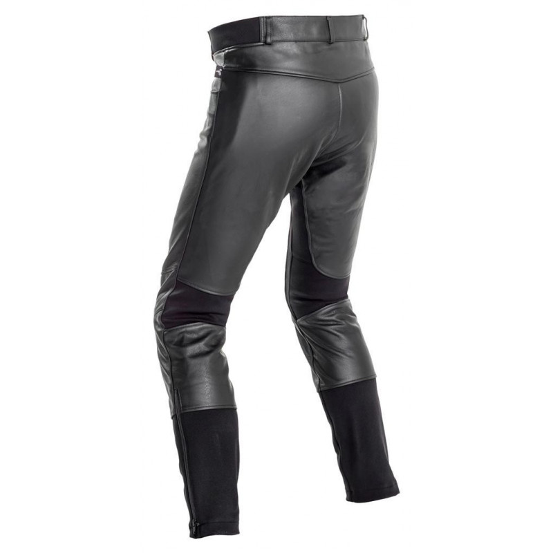 Richa BOULEVARD Leren Broek Zwart maat 48