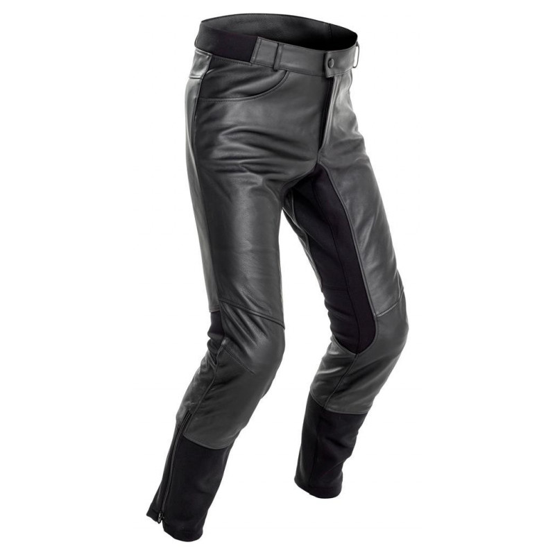 Richa BOULEVARD Leren Broek Zwart maat 58