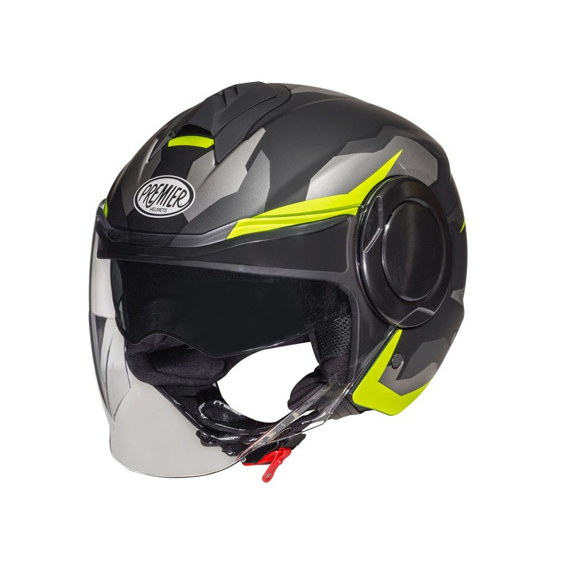 Premier COOL helm Camo Yellow FLUO maat XL