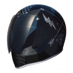 Premier Trophy MX helm NX Silver Chromed maat M