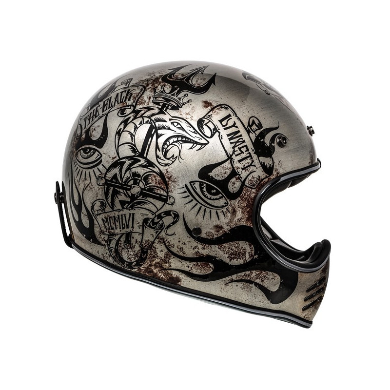 Premier Trophy MX helm BD TITANIUM maat M