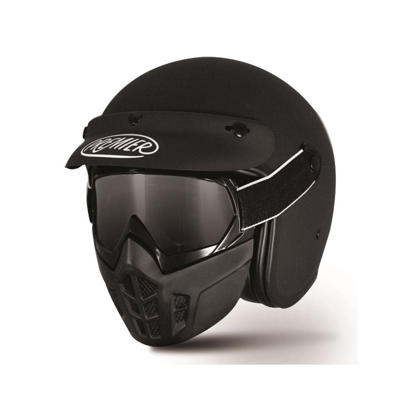 Premier Vintage Mask Jethelm U9 BM SALE maat L