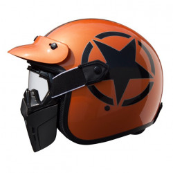 Premier Vintage Mask Star Metalic Orange maat S