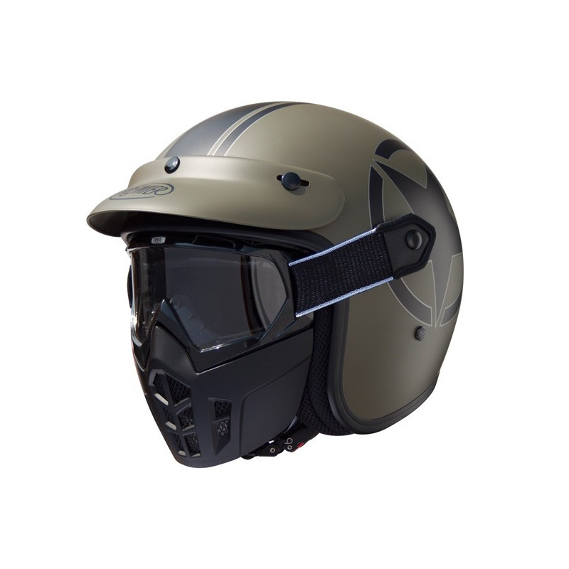 Premier Vintage Mask Jethelm Star Military BM maat XS