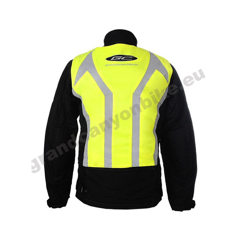 Grandcanyon Bikewear STRETCH REFLECTIE VEST Fluorgeel maat L