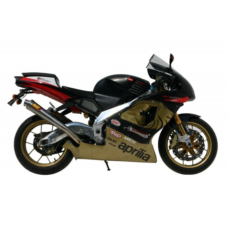 MIVV Aprilia Rsv 1000 1998 2003 X-Cone Sport Slip-on RVS (Inox)