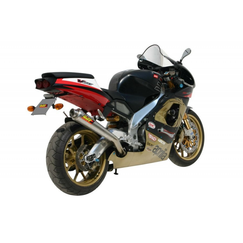 MIVV Aprilia Rsv 1000 1998 2003 X-Cone Sport Slip-on RVS (Inox)