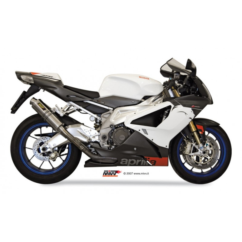 MIVV Aprilia Rsv 1000 2004 2008 GP Sport 2 slip-on Titanium