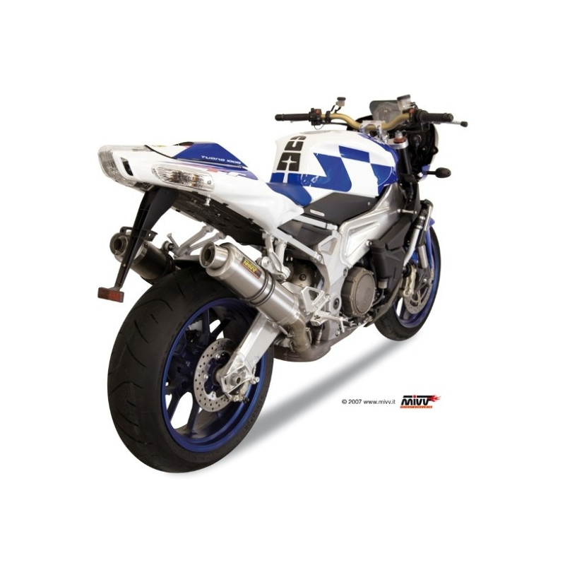 MIVV Aprilia Tuono fighter 1000 2002 2005 GP Sport Slip-on Titanium