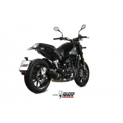 MIVV Benelli Leoncino 2017 Oval Sport Slip-on Carbon met Carbon eindkap