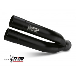 MIVV Benelli 502c 2019 Double Gun Sport Slip-on Steel black