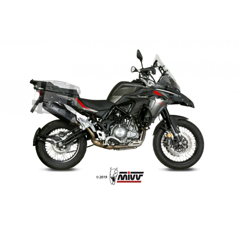 MIVV Benelli Trk 502 x 2018 Speed Edge Sport Slip-on Steel black