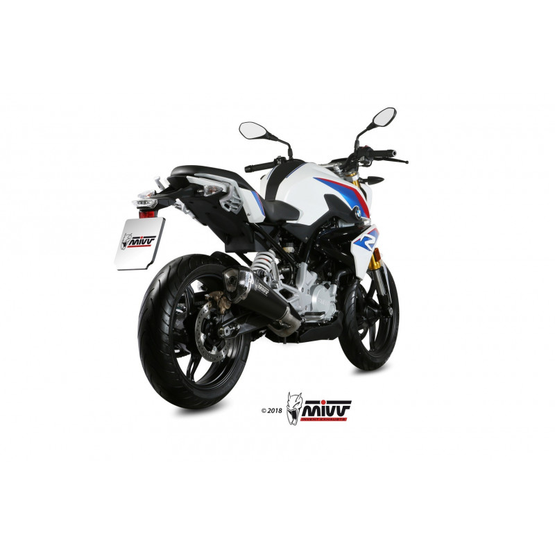 MIVV Bmw G 310 r 2018 Delta race Sport Imp. compl./full sys. 1x1 Steel black