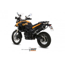 MIVV Bmw F 650 gs 2008 2012 Speed Edge Sport Slip-on Steel black