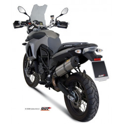MIVV Bmw F 650 gs 2008 2012 Suono Sport Slip-on RVS met Carbon eindkap