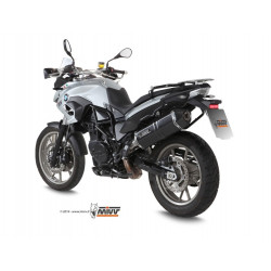 MIVV Bmw F 700 gs 2012 Speed Edge Sport Slip-on Steel black