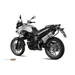 MIVV Bmw F 700 gs 2012 Suono Sport Slip-on RVS met Carbon eindkap