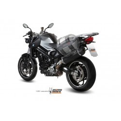 MIVV Bmw F 800 r / gt 2009 Speed Edge Sport Slip-on Steel black