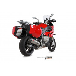 MIVV Bmw S 1000 xr 2015 2019 Oval Sport Slip-on Titanium met Carbon eindkap