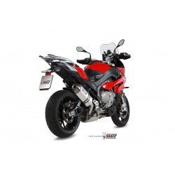 MIVV Bmw S 1000 xr 2015 2019 Speed Edge Sport Slip-on RVS met Carbon eindkap
