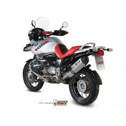MIVV Bmw R 1150 gs / adventure 1999 2003 Speed Edge Sport Slip-on RVS met Carbon eindkap