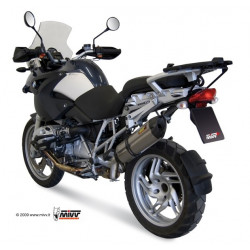 MIVV Bmw R 1200 gs / adventure 2008 2009 Suono Sport Slip-on RVS met Carbon eindkap