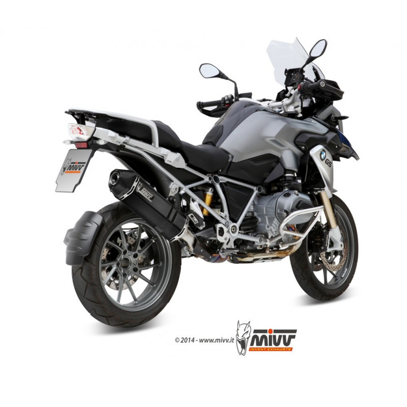 MIVV Bmw R 1200 gs / adventure 2013 2018 Speed Edge Sport Slip-on Steel black