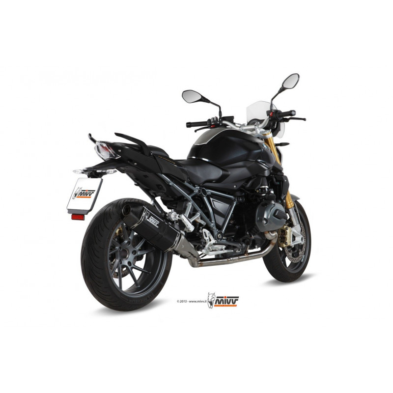 MIVV Bmw R 1200 r / rs 2015 Speed Edge Sport Slip-on Steel black