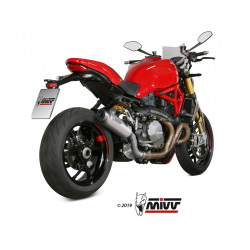 MIVV Ducati Monster 821 2018 GP PRO Sport Slip-on Steel black