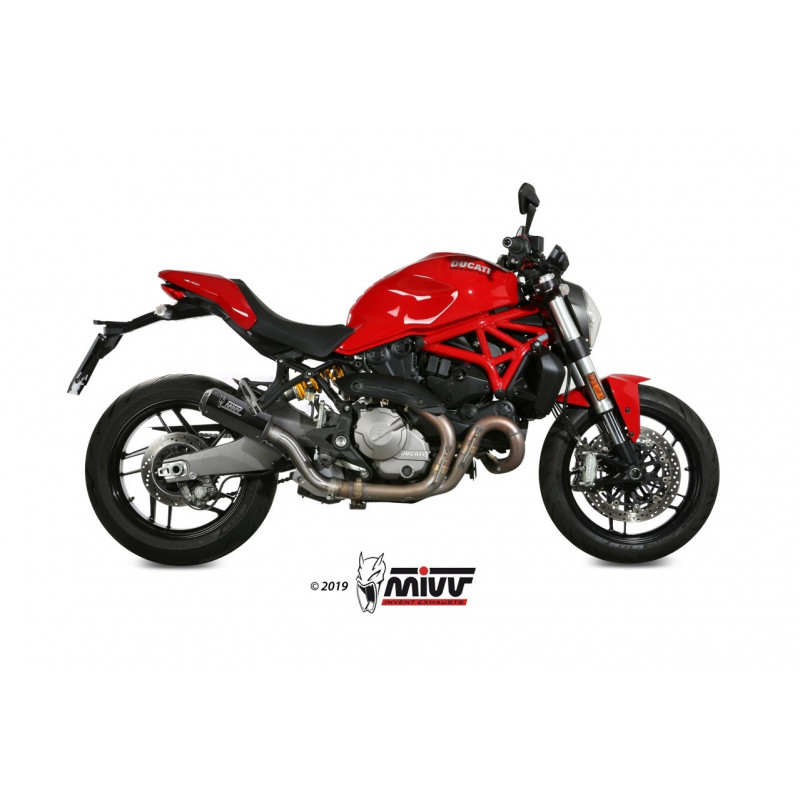 MIVV Ducati Monster 821 2018 Mk3 Sport Slip-on Carbon