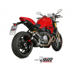 MIVV Ducati Monster 821 2018 Mk3 Sport 2 slip-on Carbon