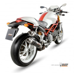 MIVV Ducati Monster s4rs 2006 2008 GP Sport 2 slip-on Carbon