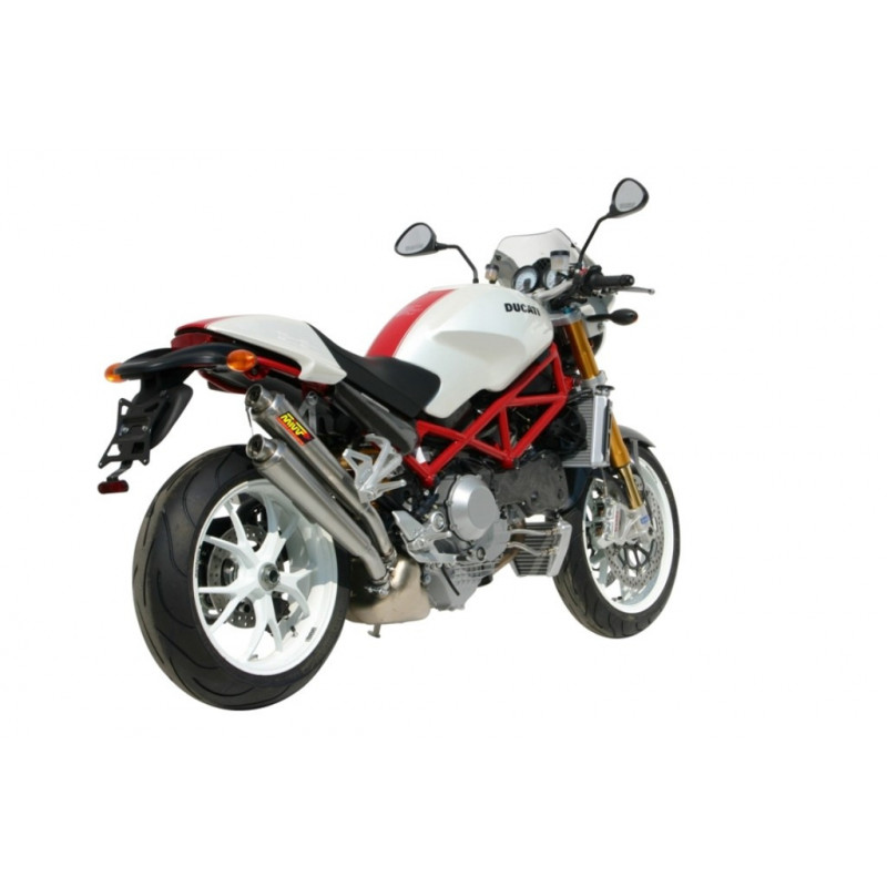 MIVV Ducati Monster s4rs 2006 2008 X-Cone Sport 2 slip-on RVS (Inox)