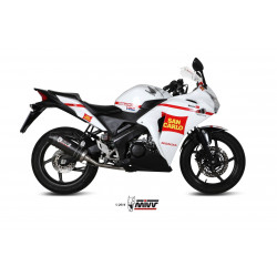 MIVV Honda Cbr 125 r 2011 2016 Oval Sport Imp. compl./full sys. 1x1 Carbon met Carbon eindkap
