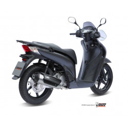 MIVV Honda Ps 125 2006 2012 - Urban Imp. compl./full sys. 1x1 RVS (Inox)