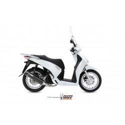 MIVV Honda Sh 125 2013 2016 Stronger Sport Imp. compl./full sys. 1x1 Steel black
