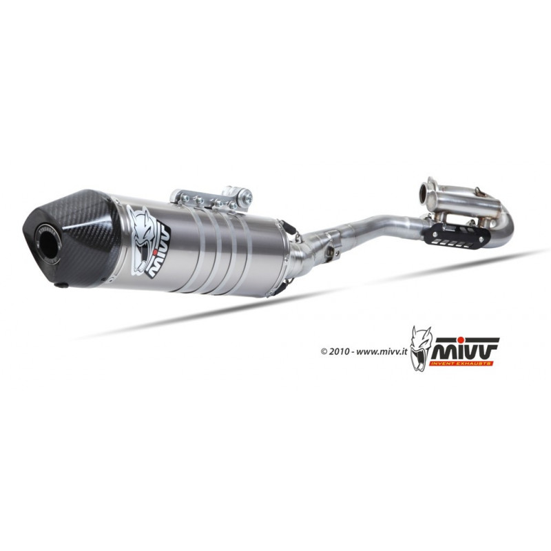 MIVV Honda Cre f 250 r 2010 2010 Oval Stronger enduro new Imp. compl./full sys. 1x1 RVS met Carbon eindkap