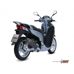 MIVV Honda Sh 300 2007 2014 Stronger Sport Imp. compl./full sys. 1x1 Steel black