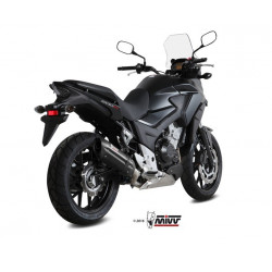 MIVV Honda Cb 500 x 2016 2016 Suono Sport Slip-on Steel black