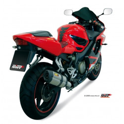 MIVV Honda Cbr 600 fs 2001 2003 Suono Sport Slip-on RVS met Carbon eindkap