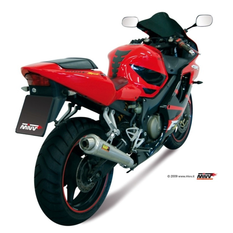 MIVV Honda Cbr 600 fs 2001 2003 X-Cone Sport Slip-on RVS (Inox)