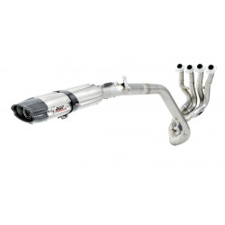 MIVV Honda Cbr 600 RR 2007 2012 Suono Power steel Imp. compl./full sys. 4x2x1 RVS met Carbon eindkap