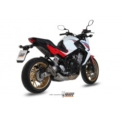 MIVV Honda Cb 650 f 2014 2016 Double Gun Sport Slip-On Full Titanium