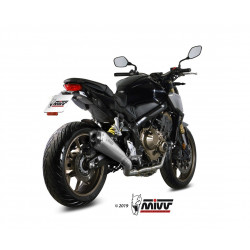 MIVV Honda Cb 650 r 2019 Delta race Sport Imp. compl./full sys. 4x2x1 RVS met Carbon eindkap
