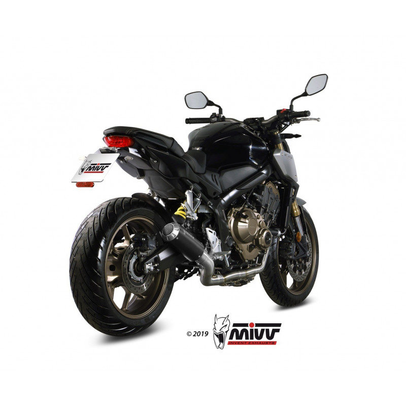 MIVV Honda Cb 650 r 2019 Mk3 Sport Imp. compl./full sys. 4x2x1 Steel black