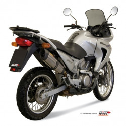 MIVV Honda Xlv 650 transalp 2000 2004 Suono Sport Slip-on RVS met Carbon eindkap