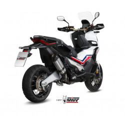 MIVV Honda X-adv 750 2017 Suono Sport Slip-on RVS met Carbon eindkap