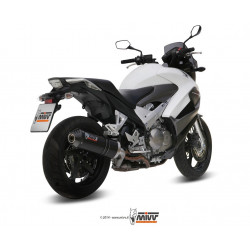 MIVV Honda Crossrunner 2011 2014 Oval Sport Slip-on Carbon met Carbon eindkap