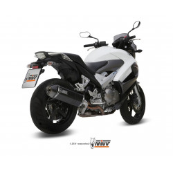 MIVV Honda Crossrunner 2011 2014 Speed Edge Sport Slip-on Steel black